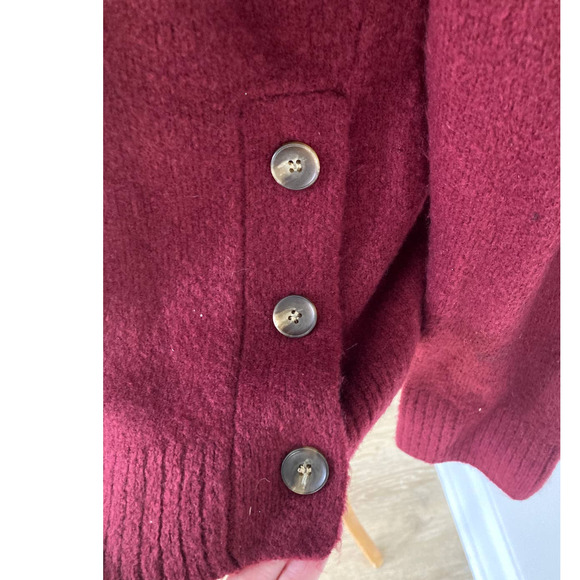 J. Crew Factory Button Turtleneck in Extra-soft Yarn Size S - Picture 5 of 7